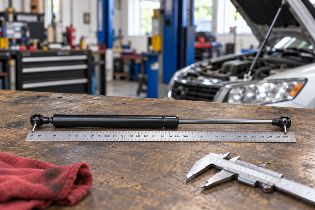 How to Measure a Gas Spring for Replacement: Length, Force & End Fittings