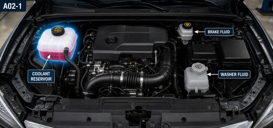 Where Is the Coolant Reservoir Located? How to Find It Before Checking Coolant