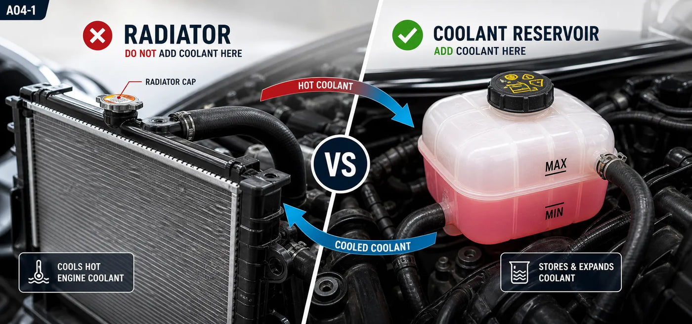 Coolant Reservoir vs Radiator: Where Should You Add Coolant?