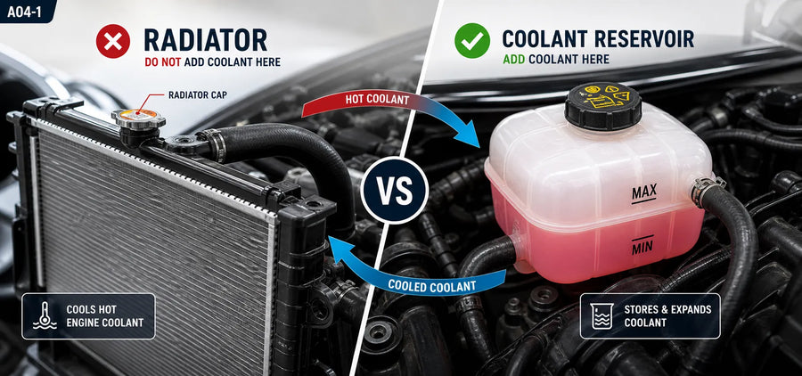 Coolant Reservoir vs Radiator: Where Should You Add Coolant?