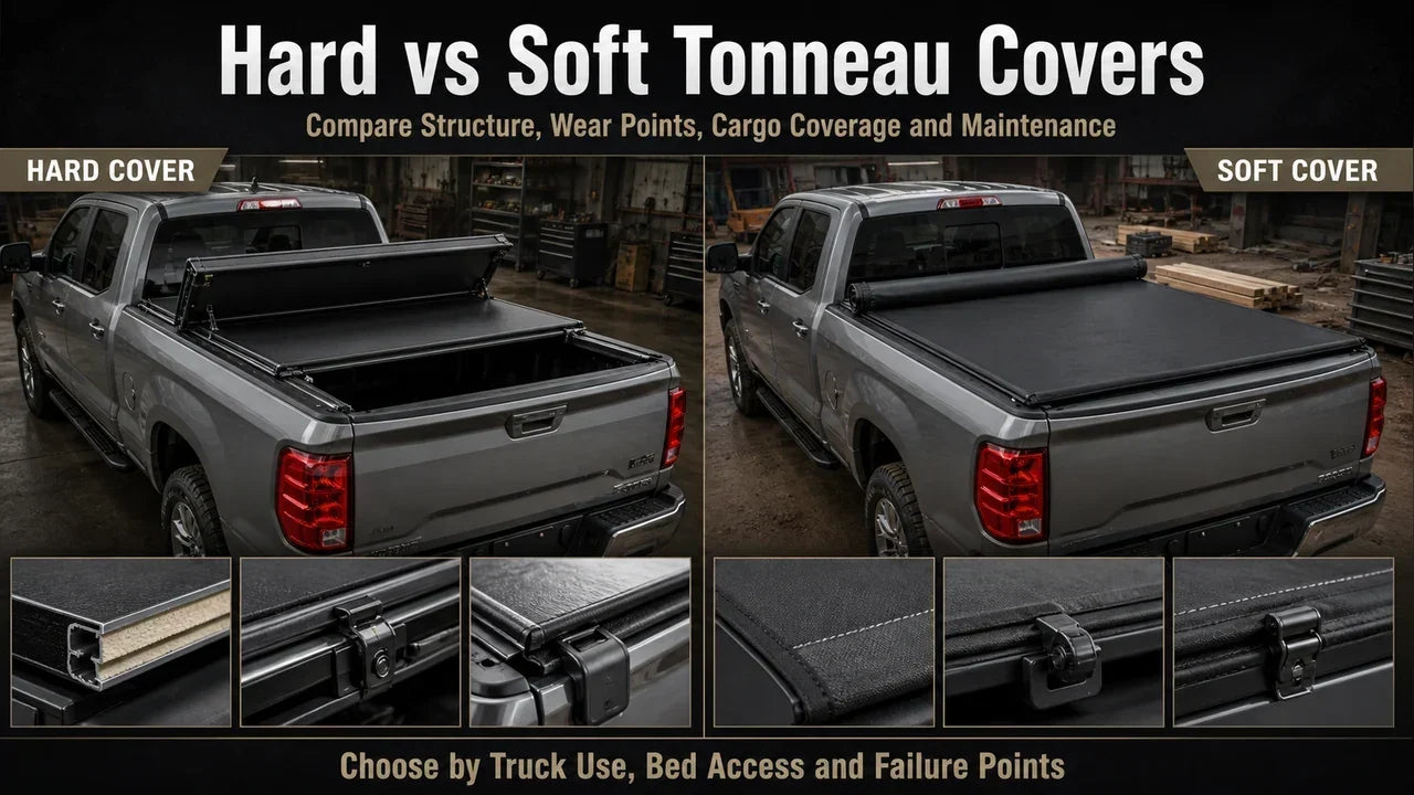 Hard vs Soft Tonneau Covers: What Fails First and What Lasts Longer