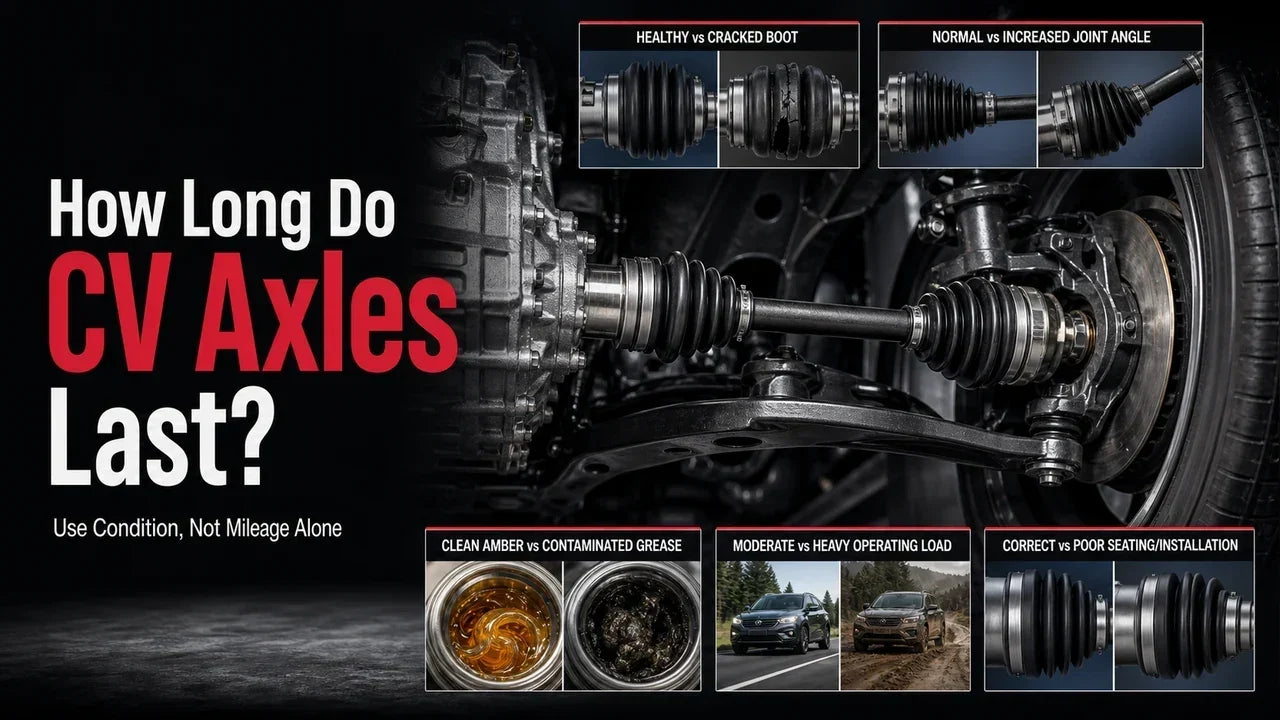 How Long Do CV Axles Last? Use Condition, Not Mileage Alone