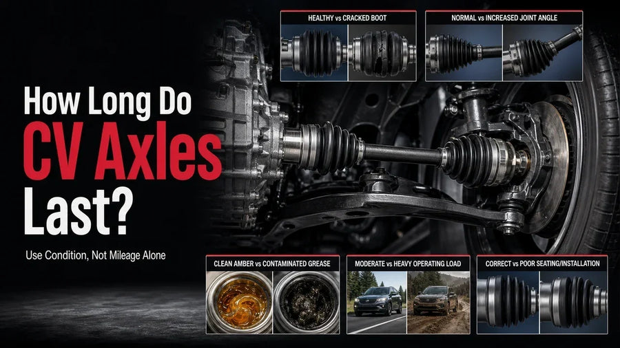 How Long Do CV Axles Last? Use Condition, Not Mileage Alone