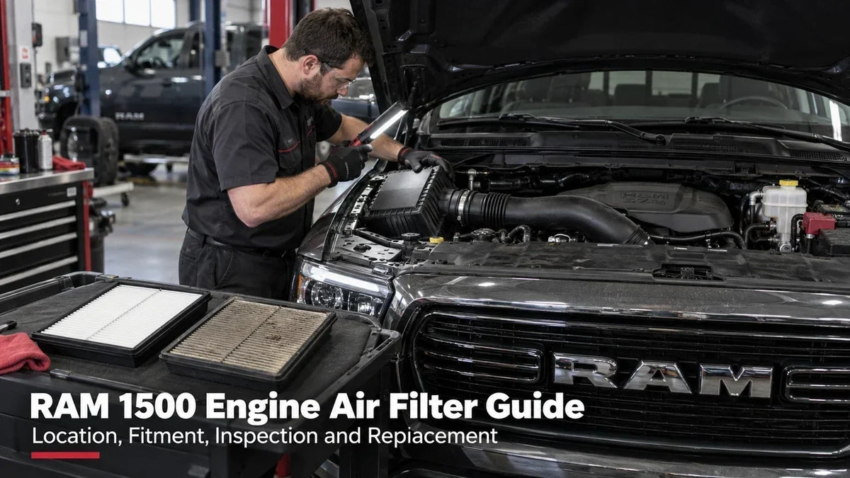 RAM 1500 Engine Air Filter Guide: Location, Fitment and Replacement