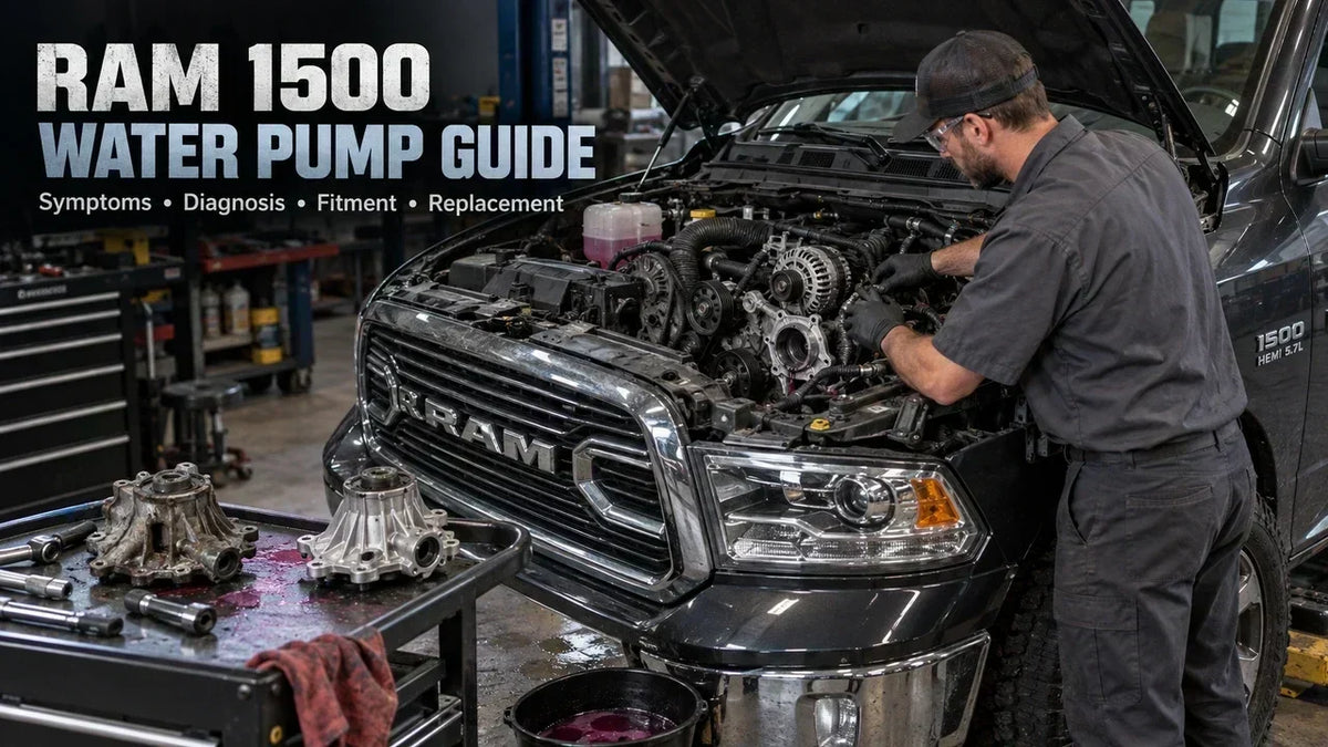 RAM 1500 Water Pump Replacement: Symptoms, Cost and Repair Guide