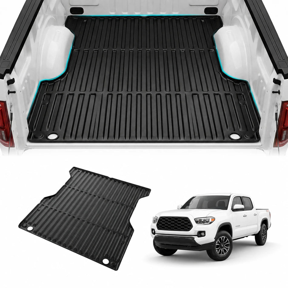 2005-2023 Toyota Tacoma 6FT Bed Truck Bed Mat, High-Wall TPE Cargo Liner | BDFHYK