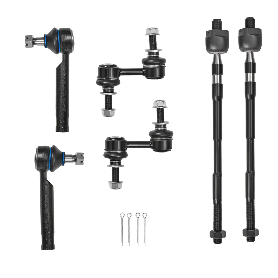 Subaru Forester 2014-2018 Lower Control Arms Ball Joints Tie Rod Ends 8PCS | BDFHYK Front End Suspension Repair Kit