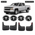 2014-2019 Chevy Silverado 1500 Wheel Spacer & Mud Flap Package, Without Fender Flares, 1.5 Inch