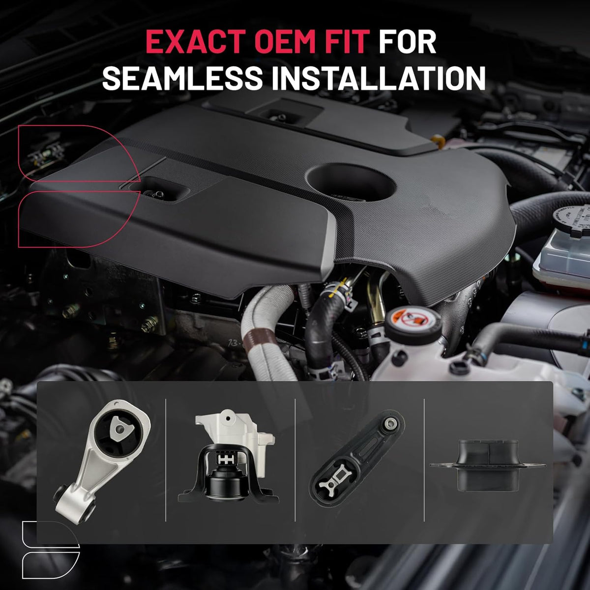 Nissan Sentra engine mount kit installation reference and mounting detail