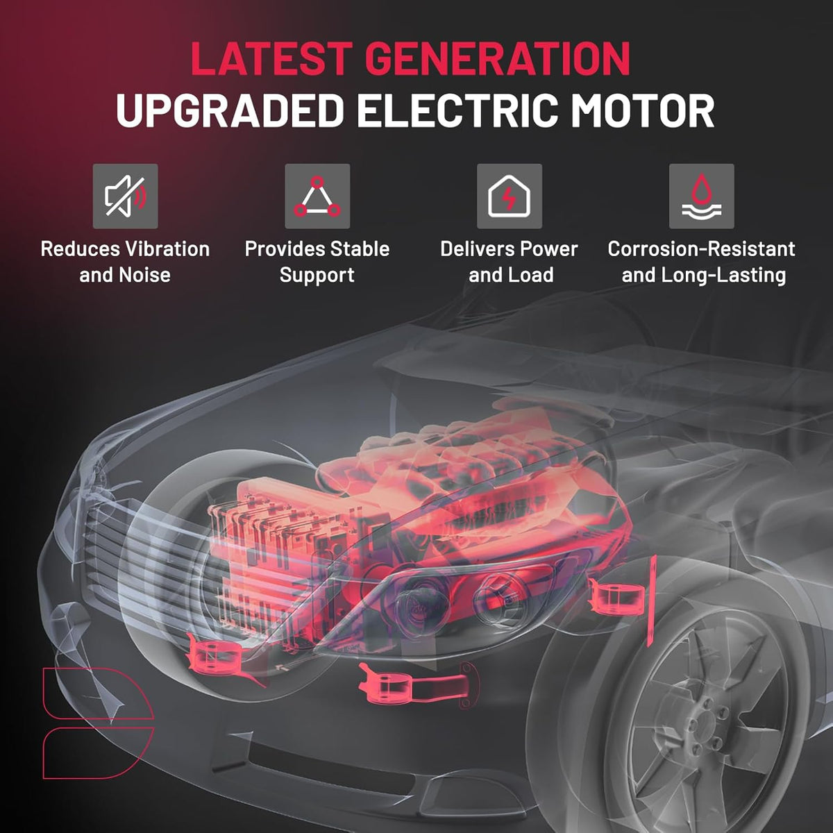Engine mount symptoms reference for Nissan Sentra vibration clunking and powertrain movement