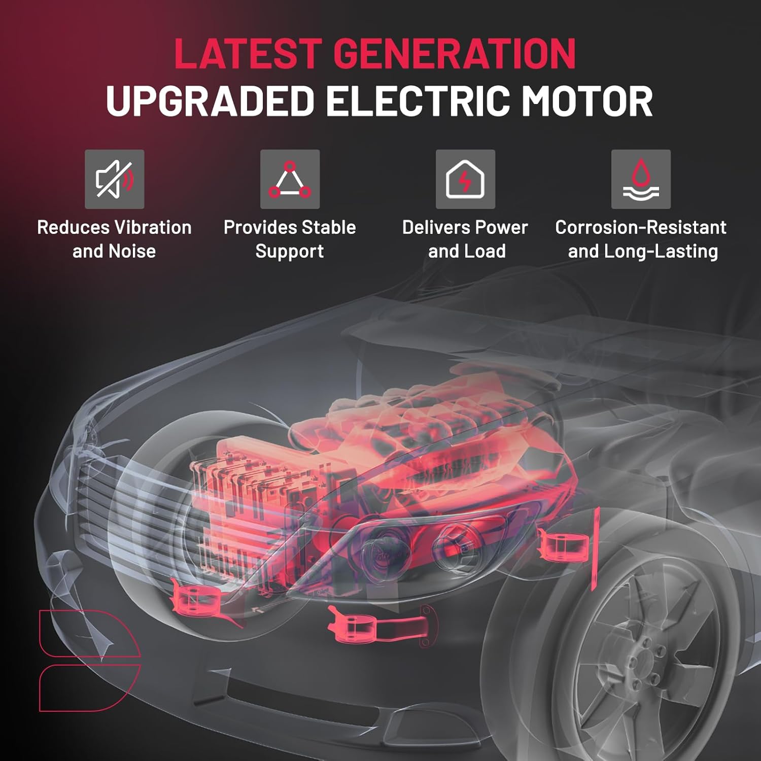 Engine mount symptoms reference for Nissan Sentra vibration clunking and powertrain movement