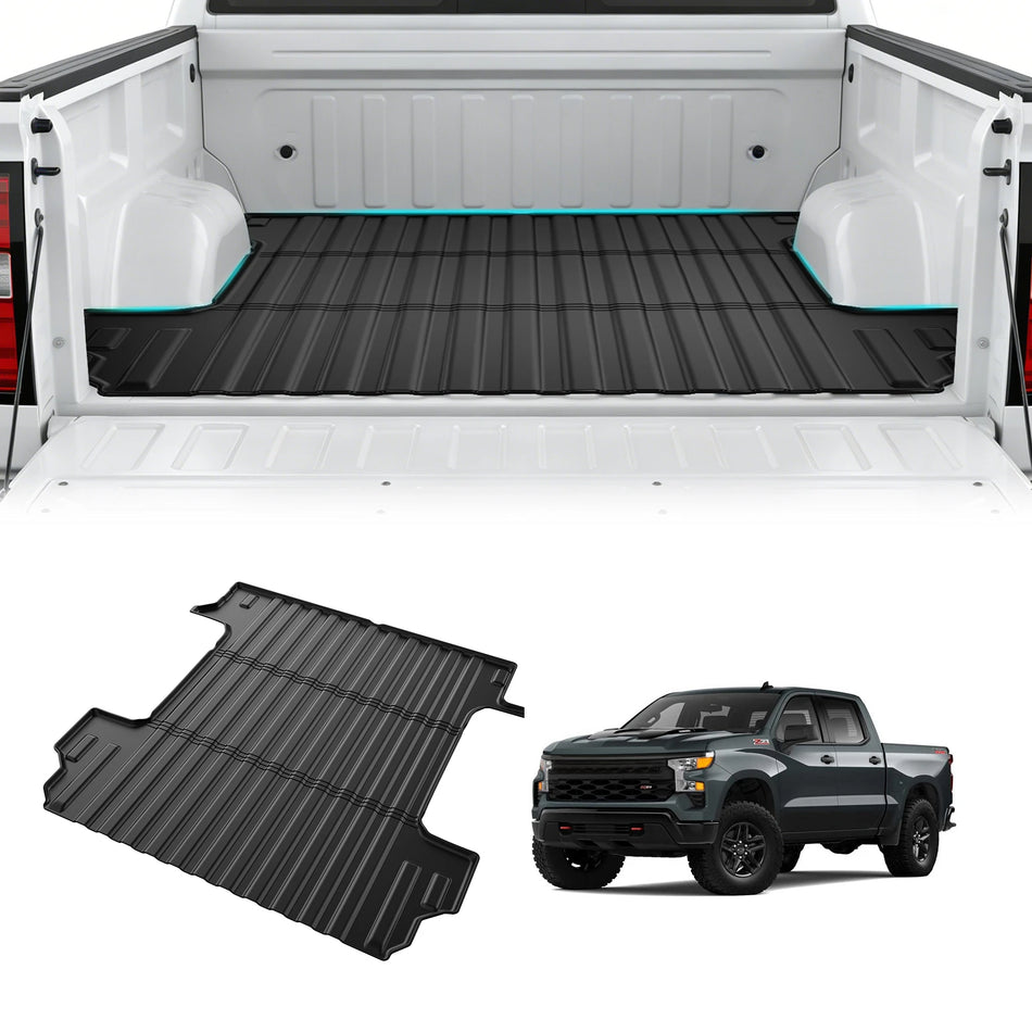 2019-2026 Chevy Silverado 1500 GMC Sierra 1500 5.8FT Bed Truck Bed Mat | BDFHYK