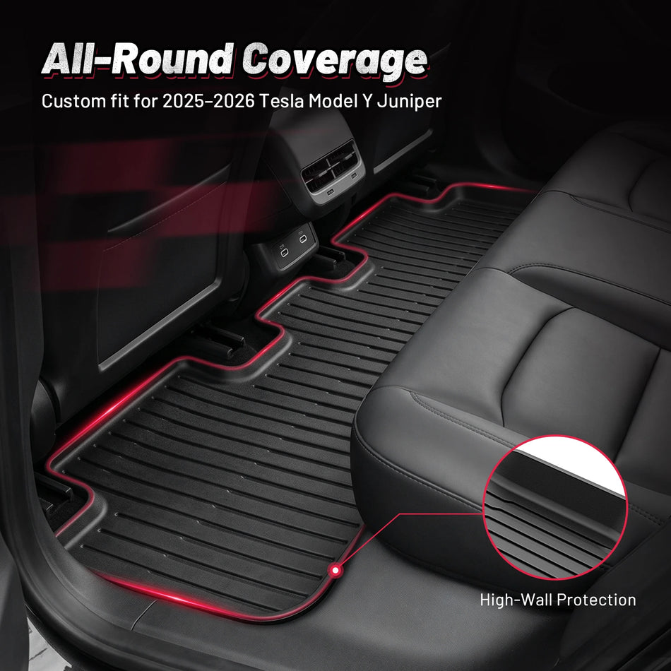 14-piece TPE floor mat and cargo liner set for 2025-2026 Tesla Model Y Juniper