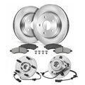 2012–2022 Ram 1500 / 1500 Classic Front Brake Rotors Pads & Wheel Hub Kit, 5-Lug | BDFHYK