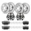 2008–2010 Subaru Impreza & 2009–2010 Forester Brake Rotors, Pads & Front Wheel Hub Kit | BDFHYK
