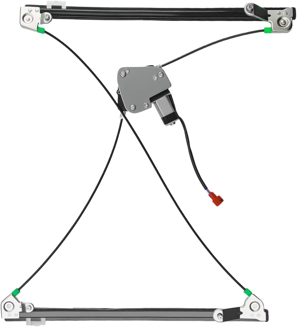 Front Left Power Window Regulator with Motor 741-550 for Chrysler, Dodge, Plymouth Minivans 1996-2000