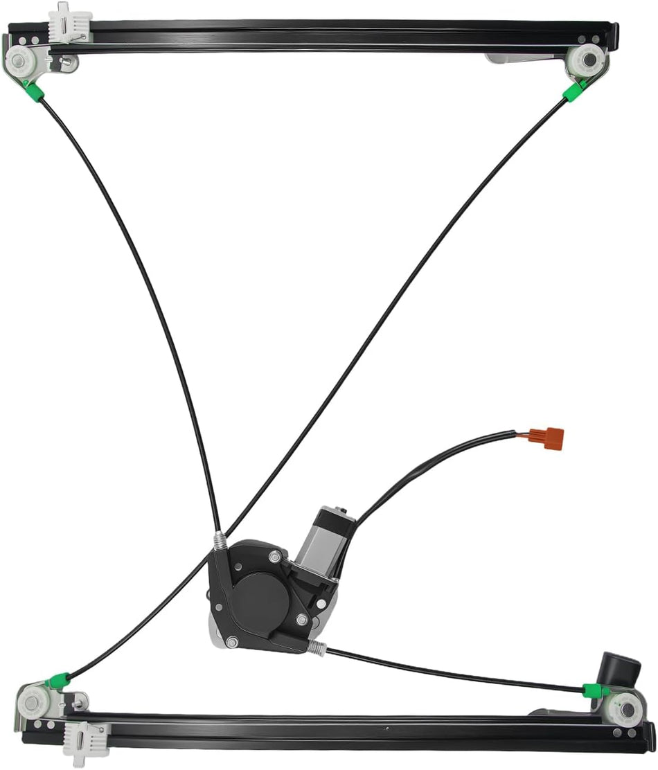 BDFHYK 741-550 Power Window Regulator with Motor Front Left Compatible with 2000 Chrysler Voyager, 1996-2000 Chrysler Town & Country, 1996-2000 Dodge Grand Caravan Caravan Plymouth Voyager