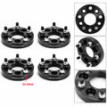 5x100 to 5x114.3 Wheel Adapters 1 Inch for Subaru Toyota Pontiac Chevy, M12x1.5 Studs, 64.1mm Hub Bore, Set of 4