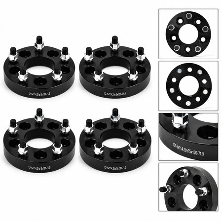 Jeep 5x4.5 to 5x5 wheel adapters 1.25 inch with 71.5 mm bore