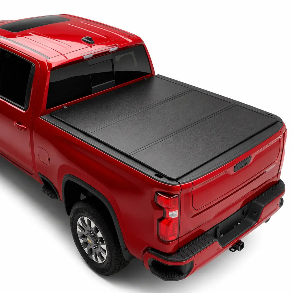 5.2ft/6.2ft Tonneau Cover for 2015-2026 Chevy Colorado GMC Canyon | BDFHYK Hard Tri-Fold Truck Bed Cover