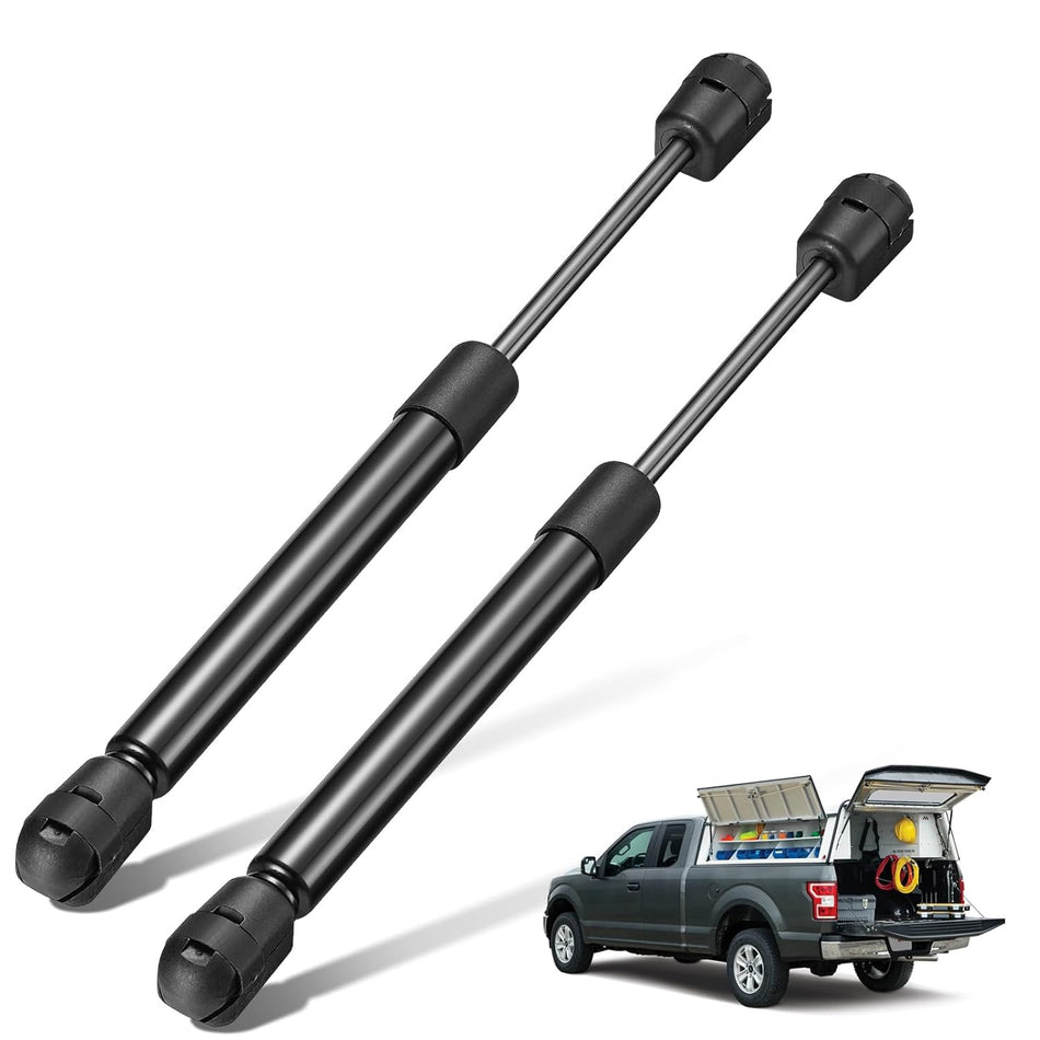BDFHYK C16-09322 10 inch 40Lbs/(178N Gas Struts Shocks Lift Support for are Leer Camper Shell Topper Rear Window, Truck Bed Cover, Cabinet lid Door, Trap Door, Outdoor Bench, shed Window, Set of 2