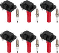 BDFHYK 6 Ignition Coil UF287 and 6 Iridium Spark Plug 4704 for Subaru B9 Tribeca 2006-2007, Legacy 2008-2009