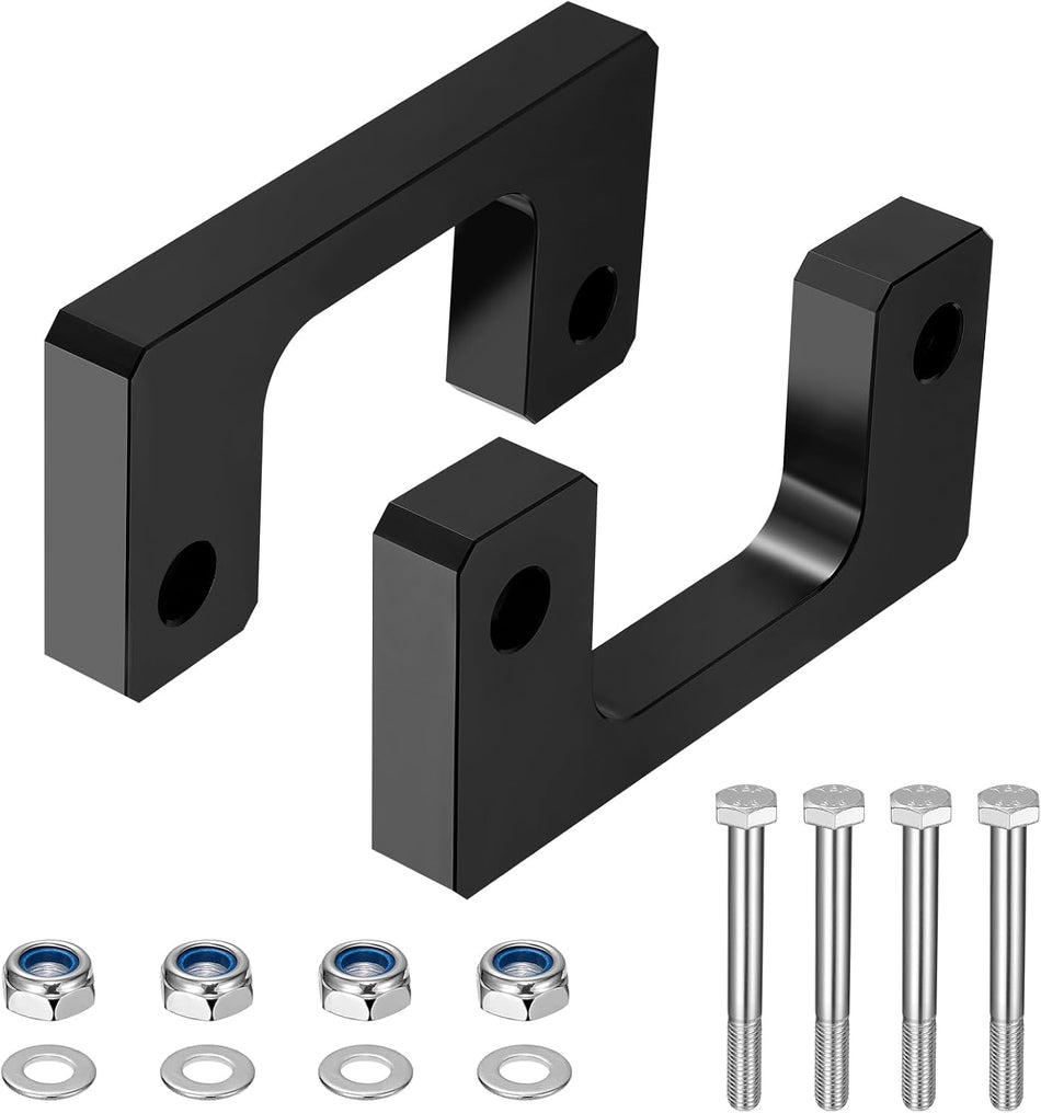 BDFHYK 1" Front Leveling Lift Kits, Suspension Spring Strut Spacer Lift Spacers Compatible with Chevrolet Silverado 1500 for GMC 1500 2007-2019, 6061-T6 Aluminum