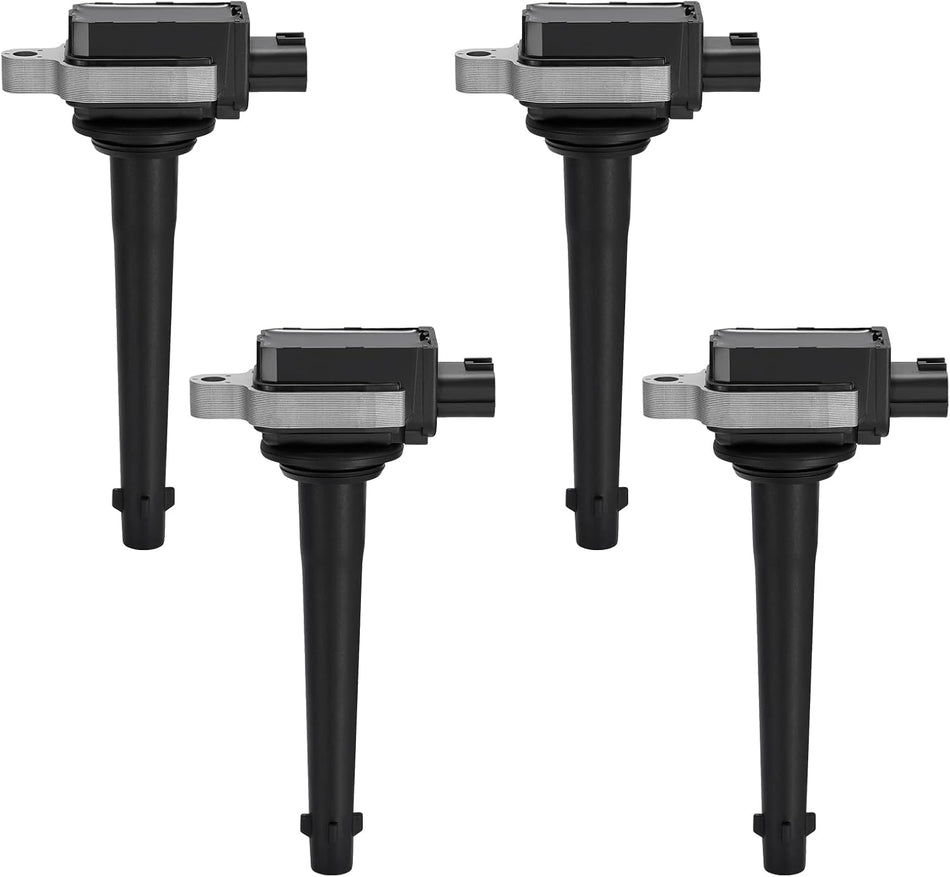 BDFHYK Ignition Coil Packs Compatible with Nissan 2007-2009 Sentra 2.0L l4,Coil for GN10325 221604014 COP455 48974 358000651 CUF066 1788316 C679 SKIC199 5C1621 96389 IGC3863D UF-591 UF591 Set of 4
