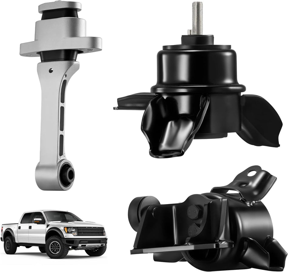 BDFHYK 3PCS Engine Motor and Trans Mounts Compatible with Hyundai Tucson 2011-2013 2.0L L4,2010-2013 2.4L L4, Compatible with Kia Sportage 2011-2013 2.0L L4,2.4L L4 Replace A71009,A71021,A71048