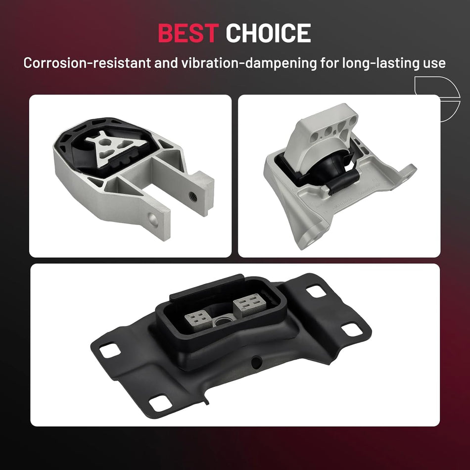 BDFHYK 3PCS Engine Motor and Trans Mounts Compatible with Ford Escape 2013-2016 L4 2.0L,Compatible with Ford Transit Connect L4 2.0L Replace A5631,EM4152,BV6Z6038A,A5520,EM4057,CV6Z6068A,A5612,EM4121