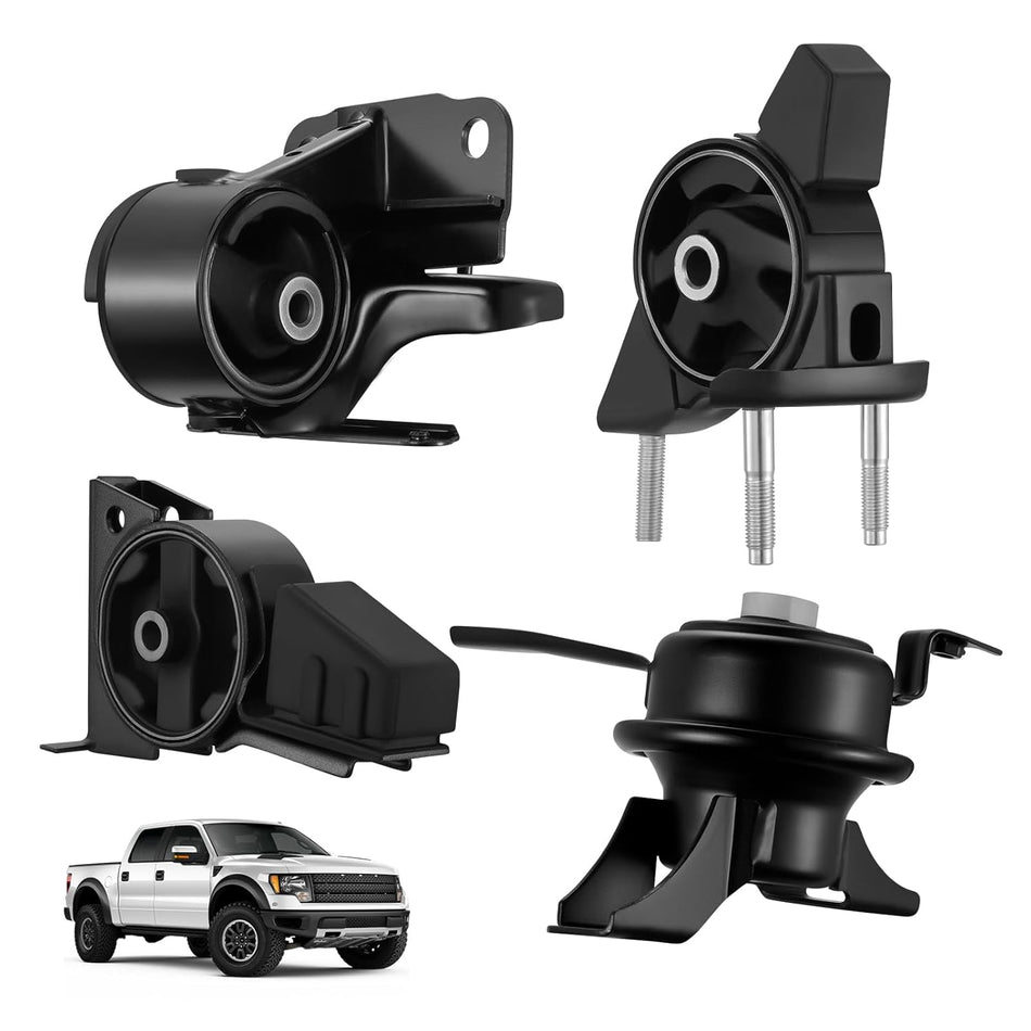 BDFHYK 4PCS Engine Motor and Trans Mounts Compatible with Chevrolet Prizm 1998-2002 1.8L L4, Compatible with Toyota Corolla 1998-2002 1.8L L4 Replace A7256, A7243, A7254, A7258,