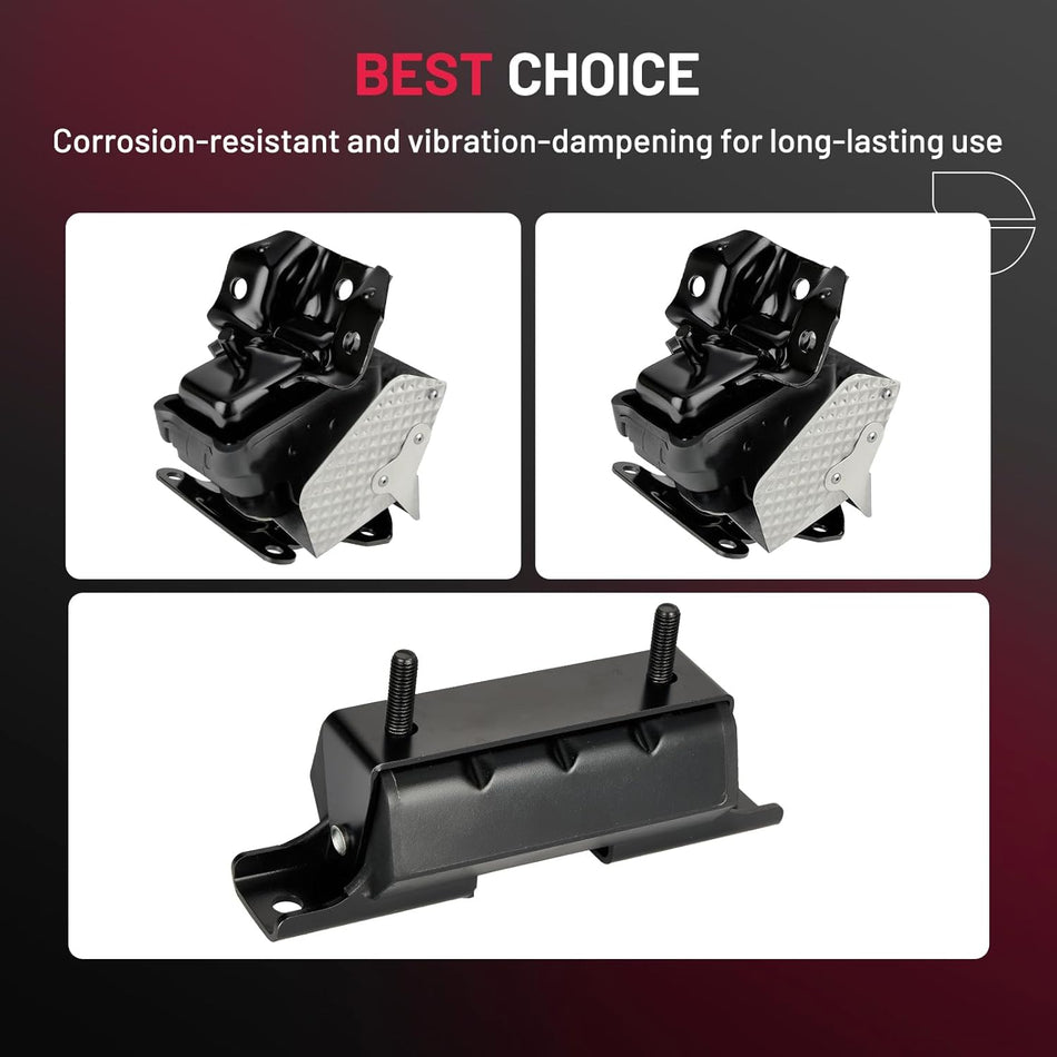 BDFHYK 3PCS Engine Motor and Trans Mounts Compatible with Cadillac Escalade ESV,Compatible with Chevrolet Silverado 1500/Silverado 3500 Classic,Compatible with GMC Yukon XL 1500 2007-2014 for A2638