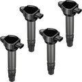 BDFHYK 4PCS Ignition Coil Pack UF557 for Dodge Avenger Journey Caliber, Chrysler 200 Sebring, Jeep Compass Patriot 2.4L L4