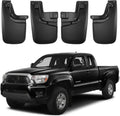 Mud Flaps for Toyota Tacoma 2005-2015, Front & Rear Splash Guards 4PCS, With Fender Flares