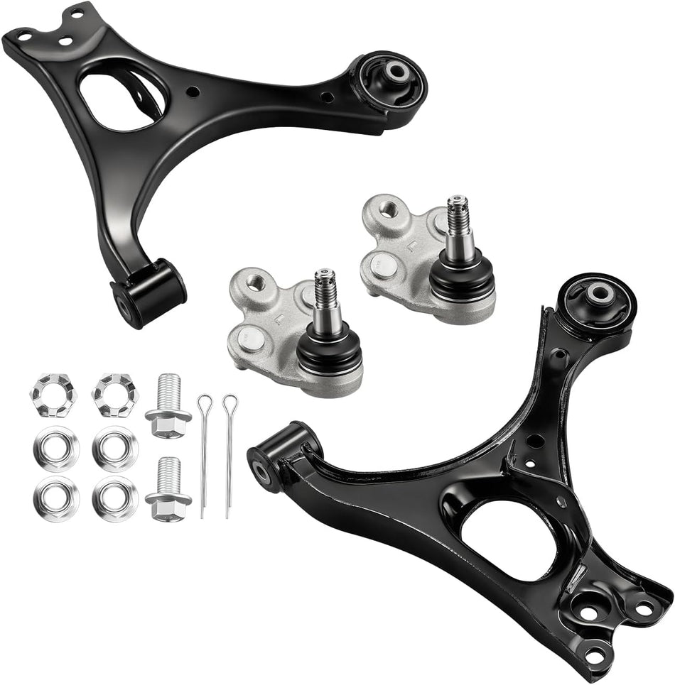 BDFHYK 2PCS Front Lower Control Arms,with Ball Joint Compatible with Acura CSX 2006-2011, Compatible with Honda Civic 2006-2011 Replace K620382, K620383