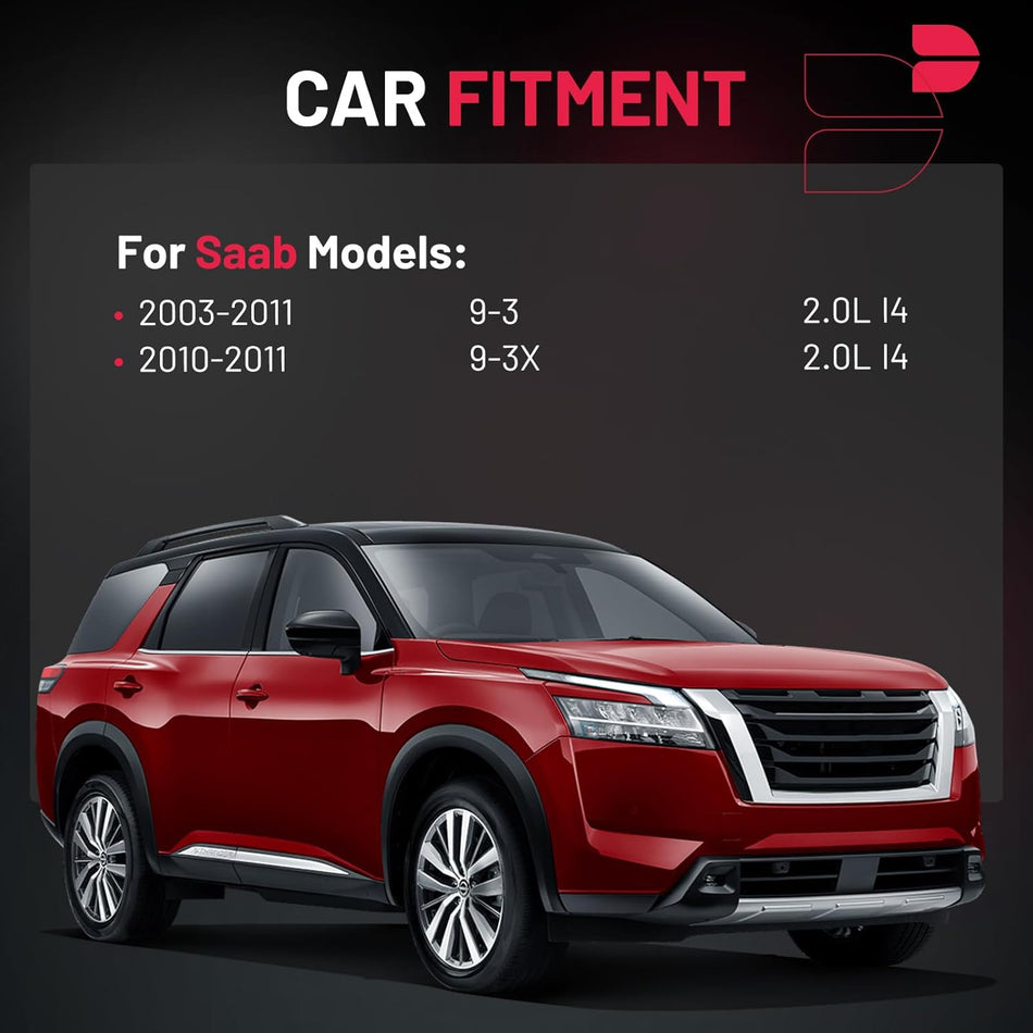 BDFHYK Ignition Coil Packs Compatible with Saab 2003-2011 9-3, 2010-2011 9-3X 2.0L l4, Coil for C1430 GN10592 12787707 H6T60271 UF-526 5C1423 SKIC117 5C1423 COP300 1788440 UF526 GN10592 C732 Set of 4