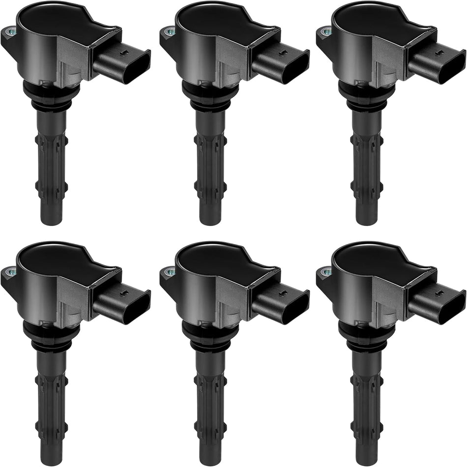 BDFHYK Ignition Coil Pack UF535 Set of 6 Compatible with Mercedes-Benz C230 C280 CLK350 E350 ML350 SLK280,Compatible with Dodge Sprinter 2500 3500 2.5L 3.0L 3.5L V6 Replacement for C1691 UF-585 5C1748