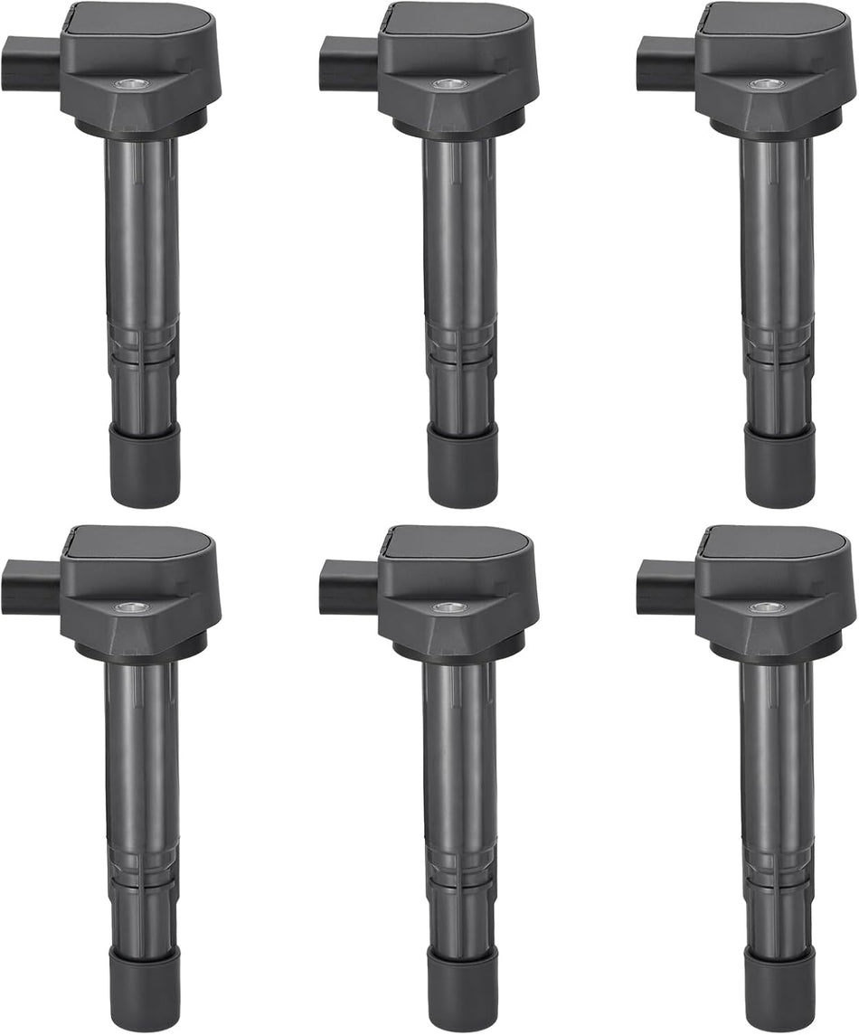 BDFHYK Ignition Coil Packs Compatible with Acura EL MDX, Compatible with Honda Civic Pilot Ridgeline 1.7L 3.5L 3.7L l4 V6, Coil for UF400 C1460 5C1451 E1012 E340 E420 52-1789 IC520 Set of 6