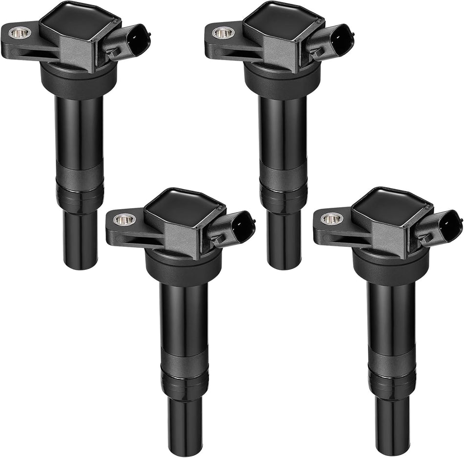 BDFHYK Ignition Coil UF651 Compatible with Compatible with Kia Soul 2012 2013 2014 2015 Hyundai Elantra Coupe GT 2016-2018 Hyundai Tucson Kia Forte Kia Coil Pack Coil for Hyundai 1.8L 2.0L Set of 4