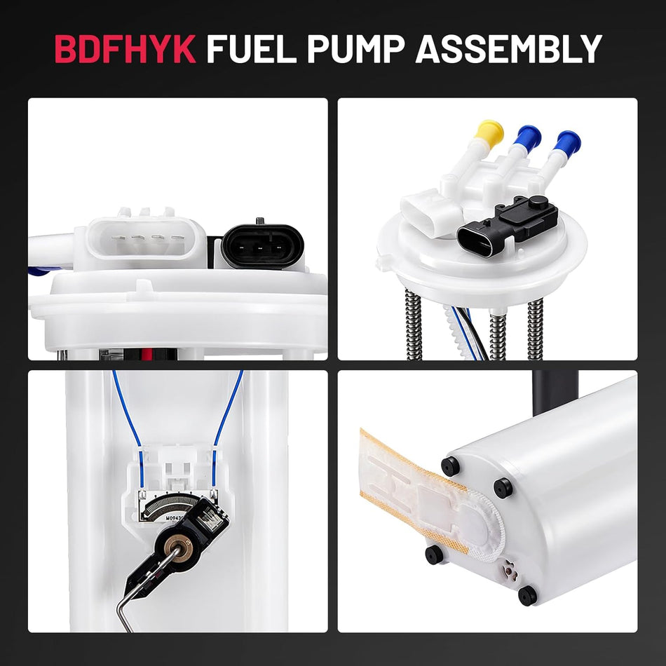 BDFHYK Fuel Pump Assembly E3952M for 1997-2002 Chevy S10 Pickup & GMC Sonoma 97-00 Isuzu Hombre V6 4.3L Replace# P75006M FG0070