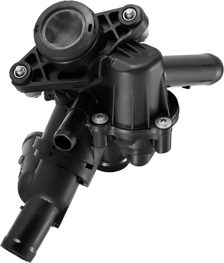 BDFHYK 902-5187 Engine Coolant Thermostat Housing Assembly Compatible with Mercedes-Benz A180 A200 A45 A45 AMG B180 B250 CLA180 CLA200 CLA250 CLA45 AMG GLA180 GLA200 GLA250 GLA45 AMG