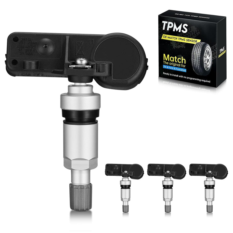 BDFHYK TPMS Sensor Compatible with Ford, Compatible with Lincoln Mercury Tire Pressure Monitoring System (TPMS) Sensors Replaces# DE8T-1A180-A 9L3Z-1A-189A DR3Z-1A189A 315MHz 4PCS