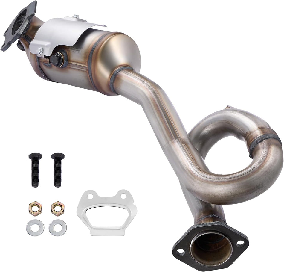 BDFHYK Left Exhaust Manifold Catalytic Converter with Gasket Kit Direct-Fit Compatible with Jeep Wrangler 2012-2018, Wrangler JK 2018, V6 3.6L, EPA Compliant, Replace 641511