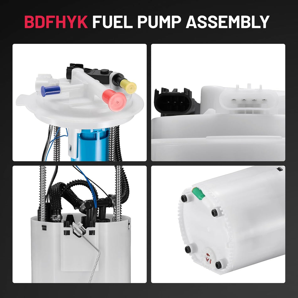 BDFHYK Electric Fuel Pump Module Assembly Compatible with Chevrolet Silverado 1500, Compatible with GMC Sierra 1500 2007-2008 4.8L 5.3L V8 Replace E3834M