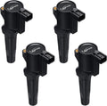 BDFHYK 4PCS Ignition Coil Pack DG504 for Ford Focus Escape Transit Connect, Mazda Tribute 2.0L 2.3L L4