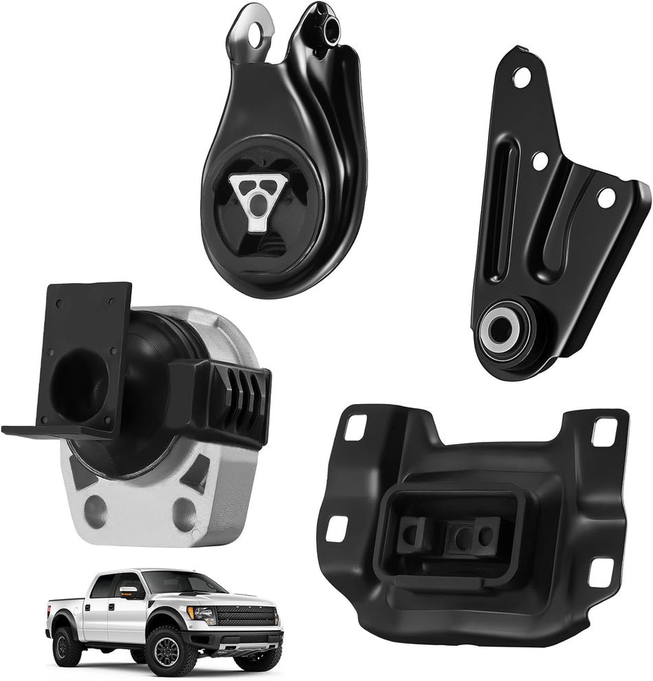 BDFHYK 4PCS Engine Motor and Trans Mounts Compatible with Mazda 3 2004-2009 2.0L L4, 2.3L L4, Compatible with Mazda 5 2006-2010 2.3L L4 Replace A4404,A4405,A5312,A4418,