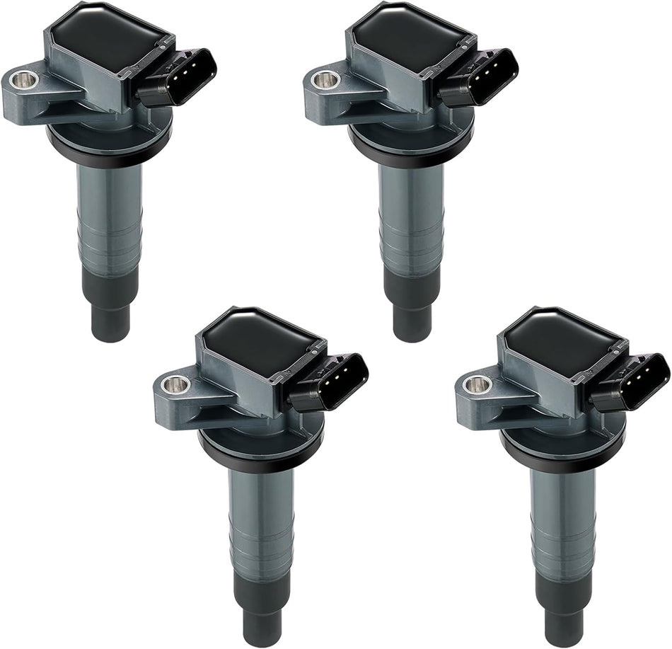 BDFHYK Ignition Coil Pack UF247 Set of 4 Compatible with Chevy Prizm,Compatible with Toyota Celica Corolla MR2 Spyder Matrix,Vibe 1.8L L4 Replacement for UF315 702526 C1249 U5029 IC372SB