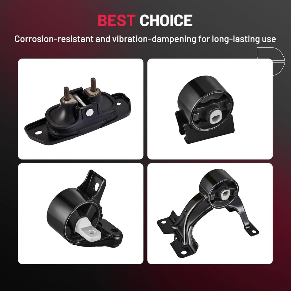 BDFHYK 4PCS Engine Motor and Trans Mounts Compatible with Chrysler 200 2011-2014 V6 3.6L,Compatible with Dodge Journey/Avenger 2011-2019 V6 3.6L Replace 3274 A5551 GP3274 EM4113 68092895AA