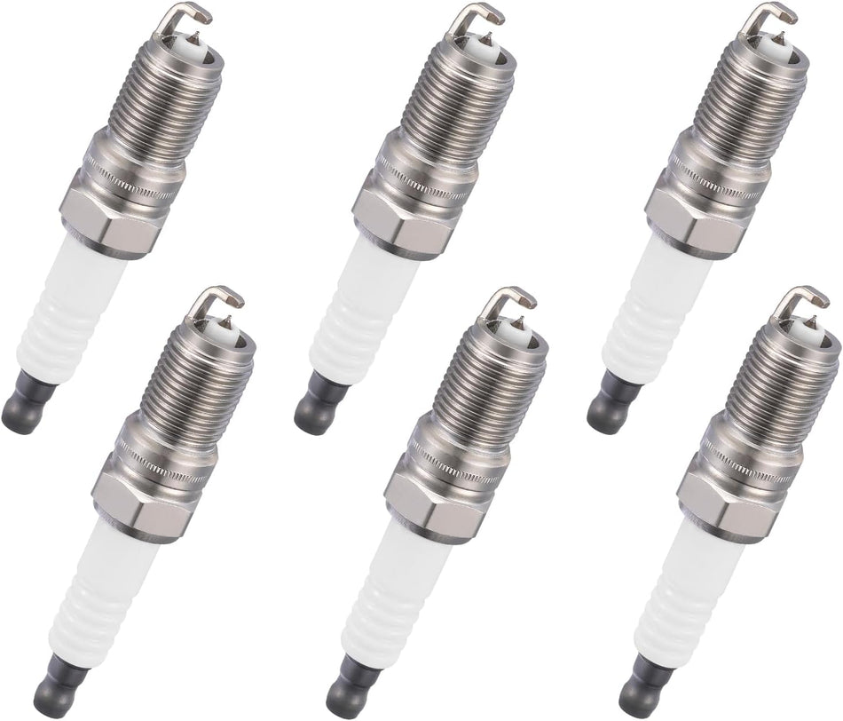 BDFHYK 7316 Iridium Spark Plugs Compatible with Buick Century Compatible with Chevy Beretta Cavalier S10 Escort Explorer Focus for GMC Sonoma for Isuzu Hombre Marquis Sunfire 2.0L 4.0L L4 V6 Set of 6