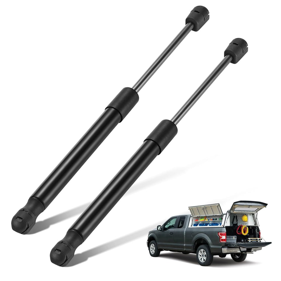 BDFHYK C16-25563 12 inch 65Lbs/289N Gas Struts Shocks for Camper Shell Side Window, Pickup Truck Toolbox,Cabinet lid Door, Boat lid, Outdoor Bench, Trash bin lid, Set of 2